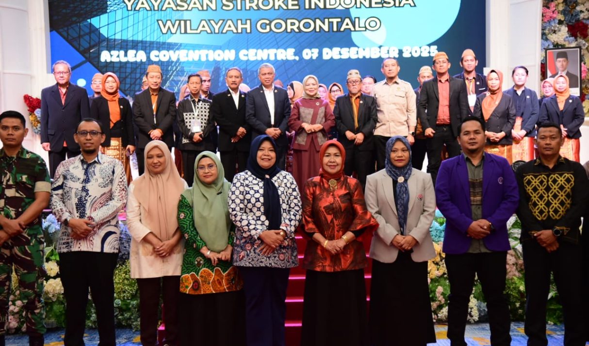 Pengurus Yastroki Gorontalo Dilantik, Wagub Tekankan Pentingnya Edukasi Bahaya Stroke Masyarakat
